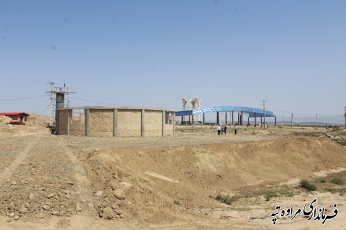 بازدید فرماندار مراوه تپه از آرامگاه مختومقلی فراغی