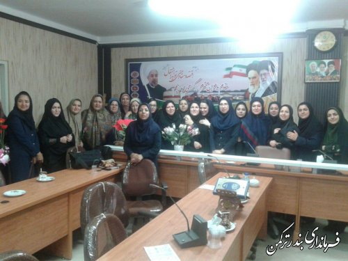برگزاری مراسم تکریم و معارفه رئیس کتابخانه عمومی شهرستان ترکمن
