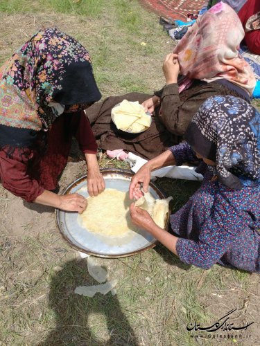 جشنواره فرهنگ و اقتصاد روستا در روستای زاو کلاله برگزار شد