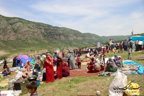 جشنواره فرهنگ و اقتصاد روستا در روستای زاو کلاله برگزار شد