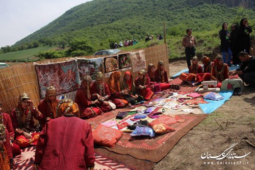 جشنواره فرهنگ و اقتصاد روستا در روستای زاو کلاله برگزار شد