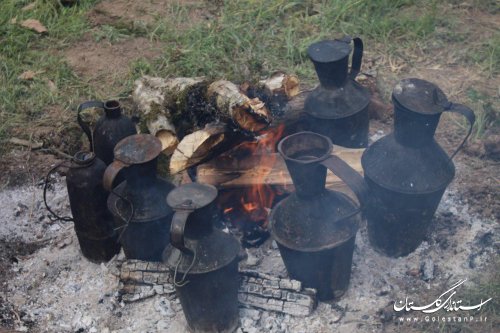 جشنواره فرهنگ و اقتصاد روستا در روستای زاو کلاله برگزار شد
