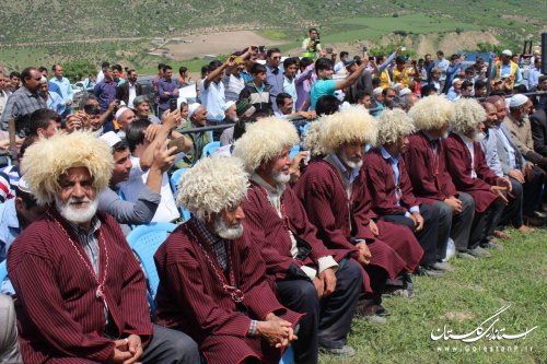 جشنواره فرهنگ و اقتصاد روستا در روستای زاو کلاله برگزار شد