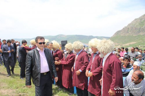 جشنواره فرهنگ و اقتصاد روستا در روستای زاو کلاله برگزار شد