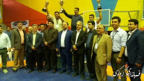 گلستان، قهرمان نخستین دوره مسابقات کشتی آلیش قهرمانی کشور