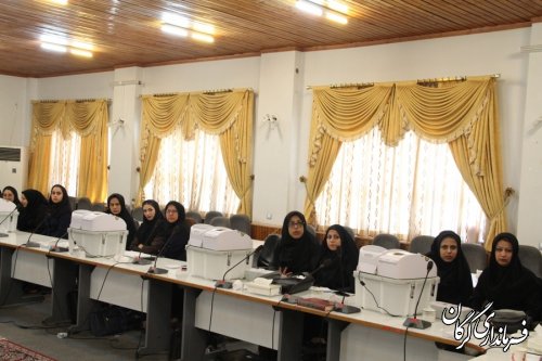 کارگاه آموزشی کاربران دستگاه های الکترونیک اخذ رای شهر گرگان برگزار شد