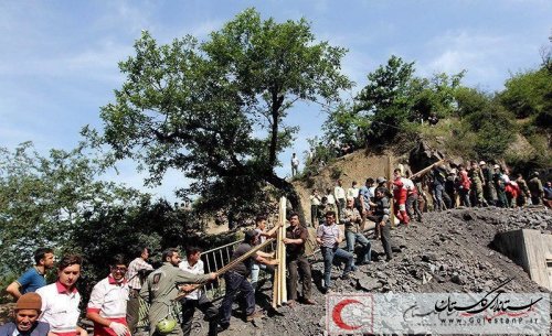 بکارگیری۱۱۱ نفر و ۲۲ تیم عملیاتی و امدادرسانی در حادثه انفجار معدن زمستان یورت آزادشهر گلستان