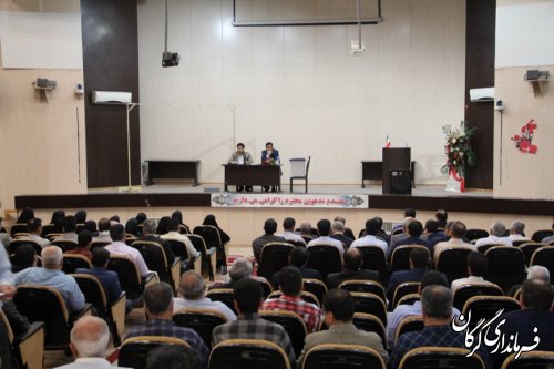 دومین جلسه آموزشی و توجیهی نمایندگان فرماندار گرگان در شعب اخذ رای برگزار شد