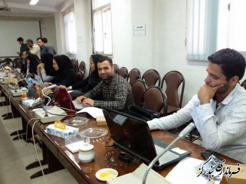 برگزاری مانور انتخابات در بندرگز