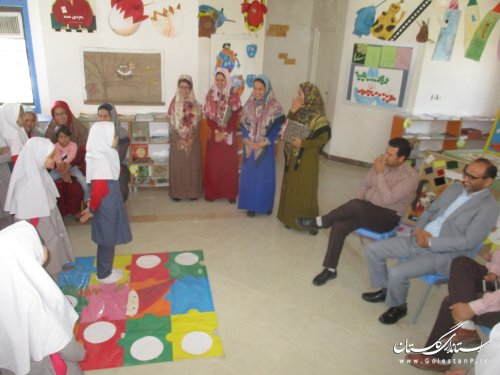 اجرای ویژه برنامه های فرهنگی هنری مرکز مراوه تپه در جشن پایانی طرح کانون مدرسه