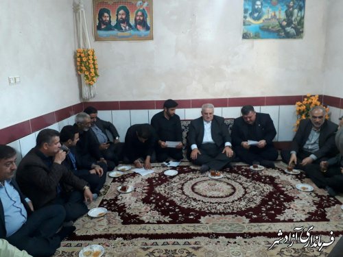 دلجویی استاندار گلستان از خانواده سه جان باخته معدن زغال سنگ آزادشهر