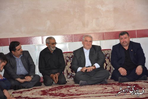 دلجویی استاندار گلستان از خانواده سه جان باخته معدن زغال سنگ آزادشهر