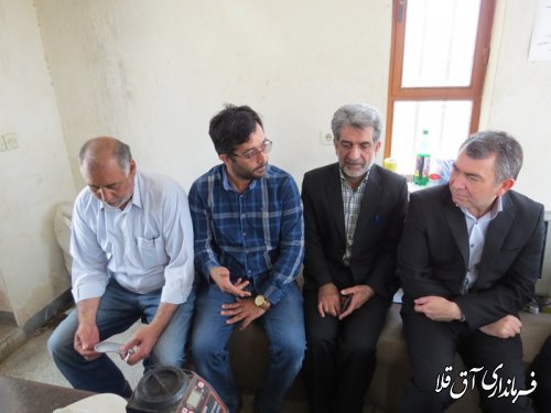 بازدید سرزده فرماندار شهرستان آق قلا از مرکز خرید گندم بخش وشمگیر