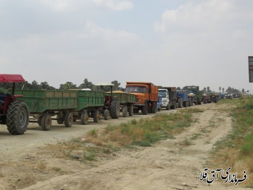 بازدید سرزده فرماندار شهرستان آق قلا از مرکز خرید گندم بخش وشمگیر