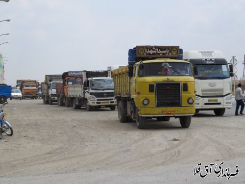 بازدید سرزده فرماندار شهرستان آق قلا از مرکز خرید گندم بخش وشمگیر