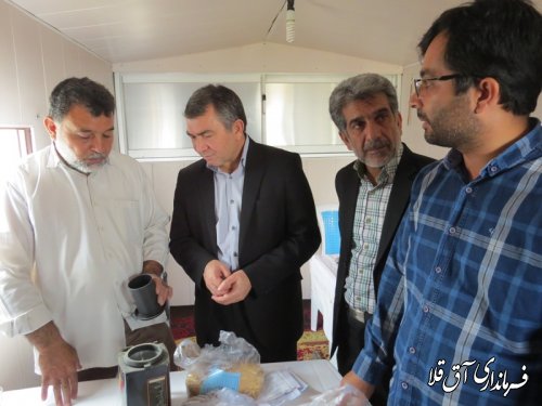 بازدید سرزده فرماندار شهرستان آق قلا از مرکز خرید گندم بخش وشمگیر