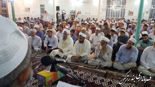 حضور فرماندار در محفل انس با قرآن کریم شهر بندرترکمن