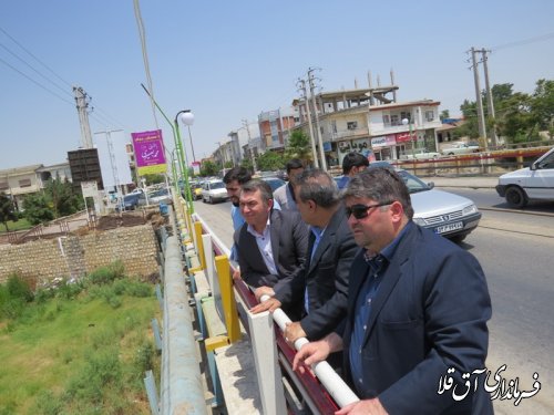 طرح ساماندهی رودخانه گرگانرود در شهر آق قلا اجرا می شود