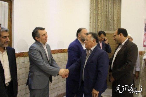 مراسم تجلیل از عوامل اجرایی انتخابات شهرستان آق قلا برگزار شد