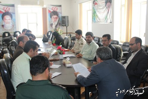 برگزاری جلسه ستاد مبارزه با مواد مخدر شهرستان مراوه تپه