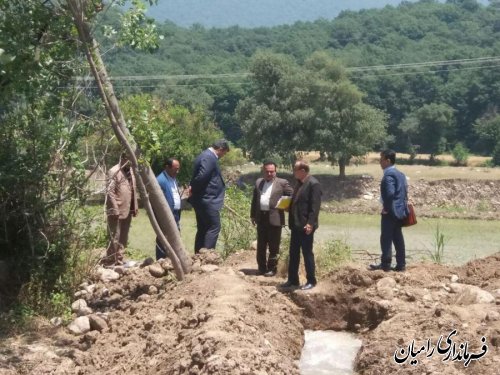 حل مشکل انتقال آب فندرسک از زرین گل