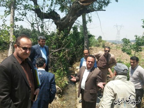 حل مشکل انتقال آب فندرسک از زرین گل