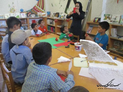 کودکان و نوجوانان شهرستان گمیشان یاد و خاطره شهدای 12تیر را گرامی داشتند