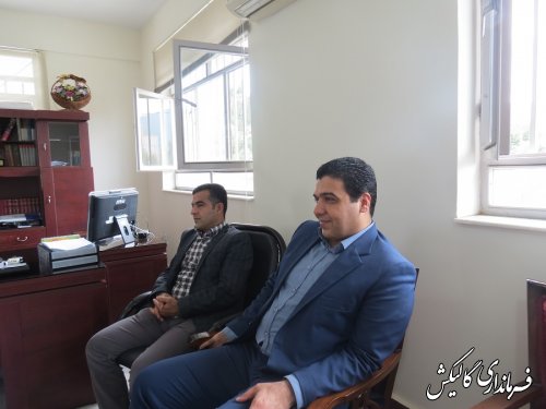 اعضای حزب اعتدال و توسعه شهرستان گالیکش با  فرماندار این شهرستان دیدار کردند