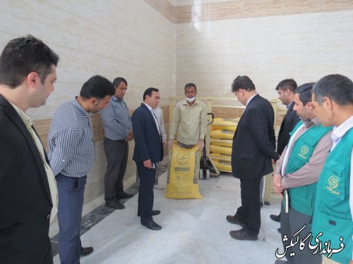 طرح توسعه تولید کارخانه آرد گالیکش به بهره برداری رسید