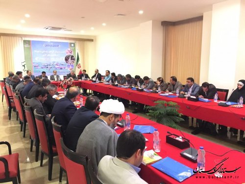 آغاز به کار بیست و نهمین نشست مدیران کل امور روستایی سراسر کشور در گلستان