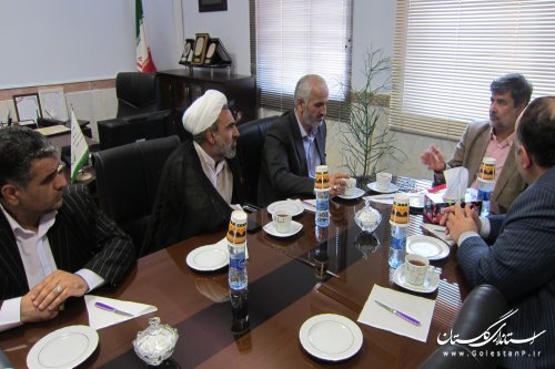 بازدید معاون اجتماعی و پیشگیری از وقوع جرم قوه قضائیه از زندان گرگان