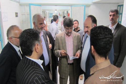 بازدید معاون اجتماعی و پیشگیری از وقوع جرم قوه قضائیه از زندان گرگان