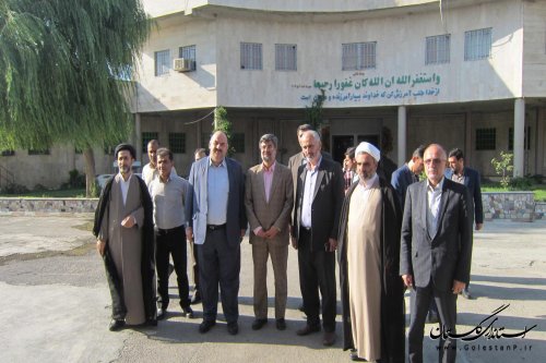 بازدید معاون اجتماعی و پیشگیری از وقوع جرم قوه قضائیه از زندان گرگان