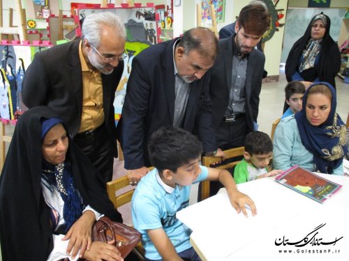 بازديد دبير مرجع كنوانسيون حقوق ملي كودك از مركز فراگير گرگان