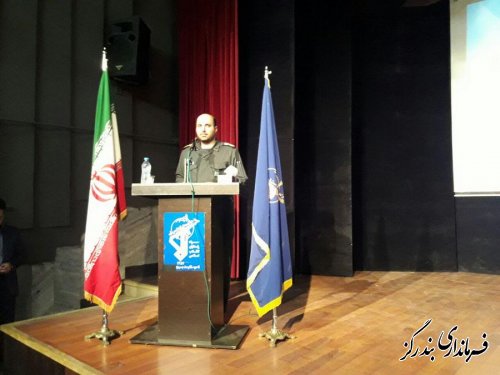 آئین تکریم و معارفه فرمانده ناحیه مقاومت سپاه بندرگز برگزار شد