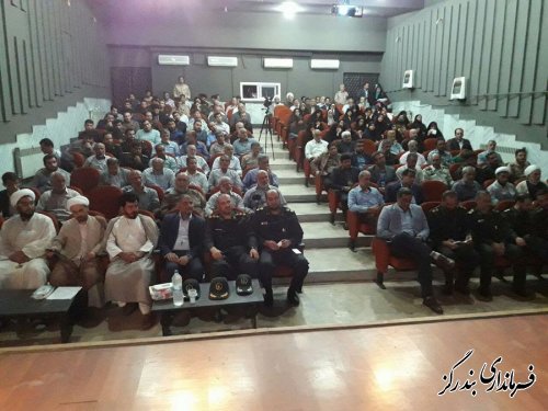آئین تکریم و معارفه فرمانده ناحیه مقاومت سپاه بندرگز برگزار شد