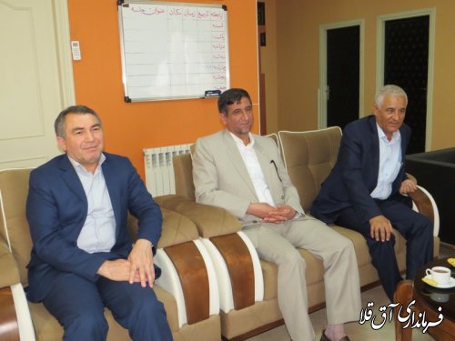 دیدار عیدانه نماینده مردم در مجلس شورای اسلامی با فرماندار شهرستان آق قلا
