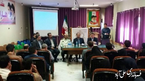 بازدید معاون فرمانداراز بیمارستان بقیه الله الاعظم شهرستان علی آباد کتول
