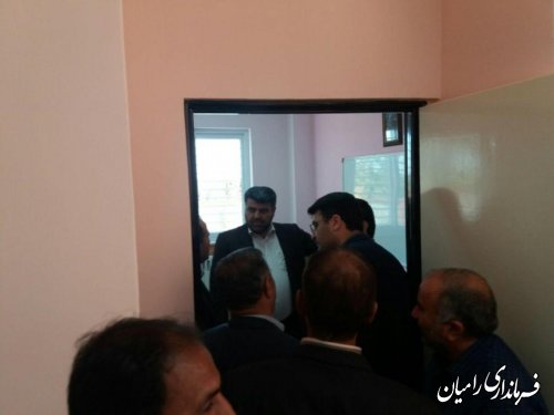 مراسم افتتاح مدرسه مختومقلی فراغی روستای کلو
