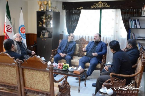 دیدار نماینده شهرستان گرگان وآق قلا  در مجلس شورای اسلامی با مدیر کل آموزش فنی و حرفه ای استان گلستان
