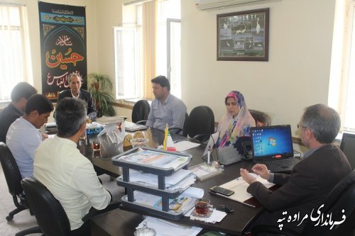 جلسه انتخاب اعضای هیات رئیسه شورای اسلامی شهرستان مراوه تپه برگزار شد 