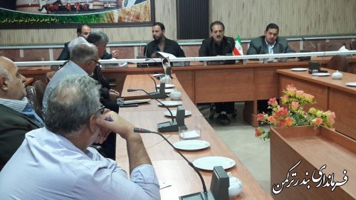 جلسه ستاد هماهنگی اربعین حسینی شهرستان ترکمن برگزار شد