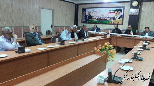 جلسه ستاد هماهنگی اربعین حسینی شهرستان ترکمن برگزار شد