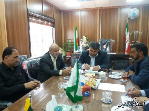 دیدار اعضای شورای اسلامی شهر دلند با فرماندار شهرستان رامیان