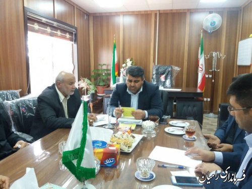 دیدار اعضای شورای اسلامی شهر دلند با فرماندار شهرستان رامیان
