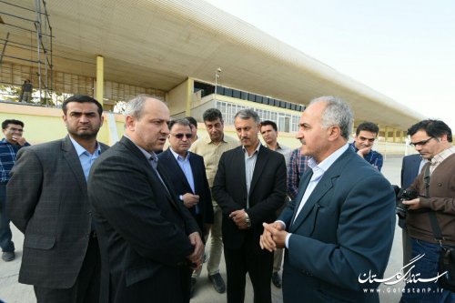 بازدید استاندار گلستان از برج قابوس و میدان سوارکاری گنبدکاووس