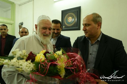 عیادت استاندار گلستان از آيت الله سيدعبدالهادی حسینی شاهرودی