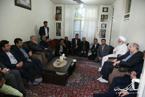 دیدار استاندار گلستان با امام جمعه شهرستان کردکوی