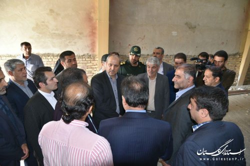 بازدید استاندار گلستان از پروژهای عمرانی و گردشگری شهرستان بندرگز
