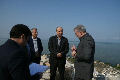 بازدید استاندار گلستان از پروژهای عمرانی و گردشگری شهرستان بندرگز